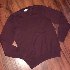 OLD NAVY Maroon Men's 100% Cotton Sweater Medium